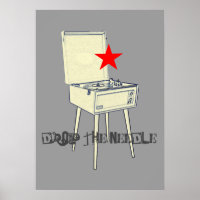 Solte A Poster Da Cinza Da Agulha