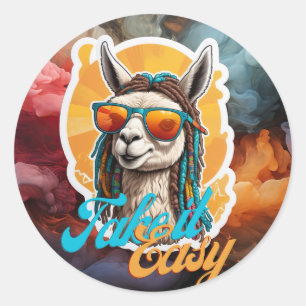 Solte e aproveite a vida. Adesivo