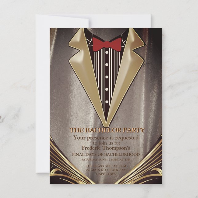 Solteiro Brown Satin & Ivory Flower (Frente)