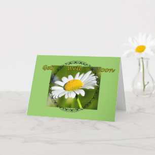 Solteiro Daisy Obtenha Bem Cartão