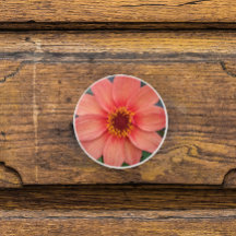 Solteiro Laranja Dahlia Floral