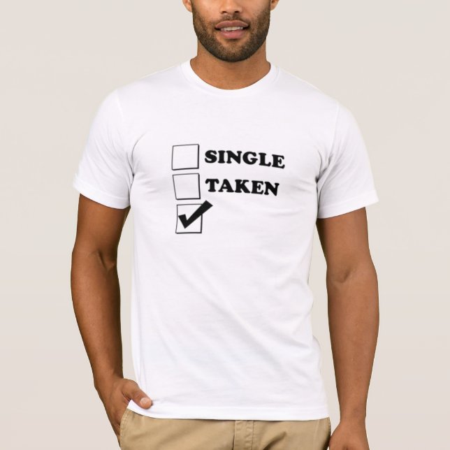 Solteiro Levado Caixa de Seleção T-Shirt (Frente)
