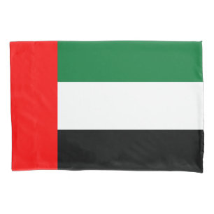 Solteiro Pillowcase com bandeira dos Emirados Ára