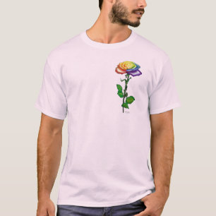 Solteiro Rainbow Rosa polo Shirt