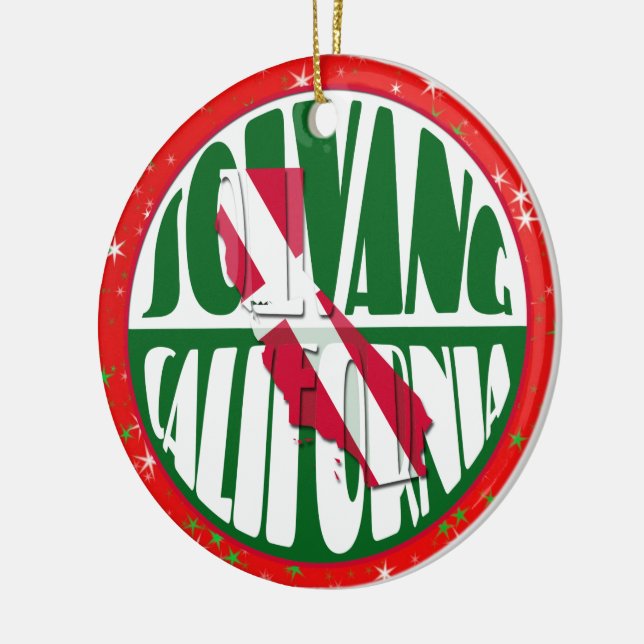 Solvang CA Enfeites de natal americano dinamarquês (Esquerda)