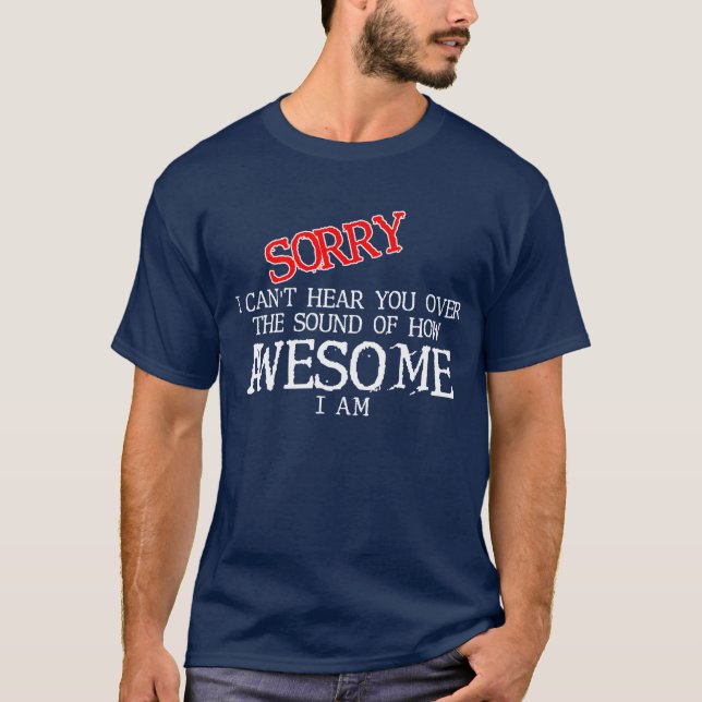 Som de Camiseta Engraçada e Divertida Humor (Frente)