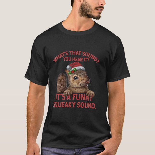 Som Engraçado Longo Camisa De Natal (Frente)