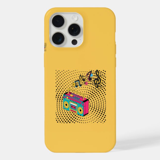 Som retro boombox. (Verso)