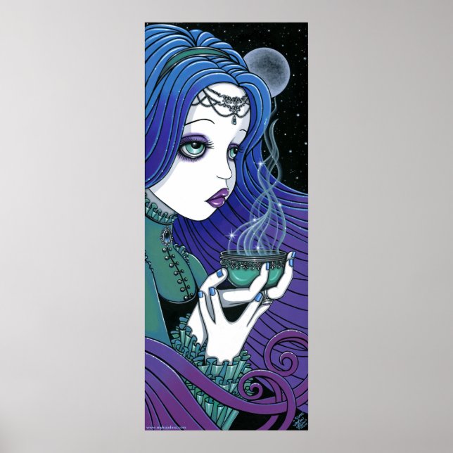 "Soma" Celestial Moon Ritual Fae Poster (Frente)