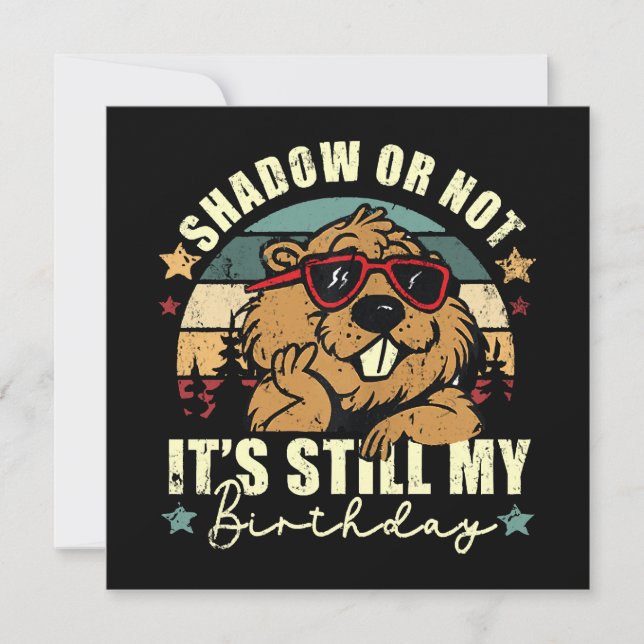 sombra ou não, ainda é meu aniversário (Frente)