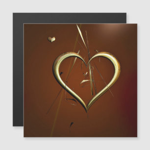 Sombras de Amor com Cartão Magnético Dourado