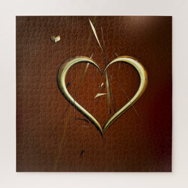 Sombras de Amor do Dourado Quebra-cabeça (Vertical)