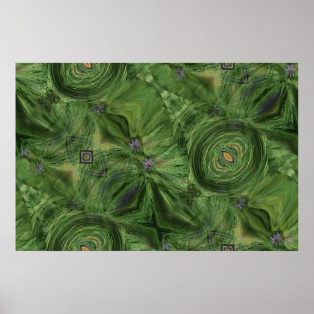 Sombras de Poster Verde~Impressão (Frente)