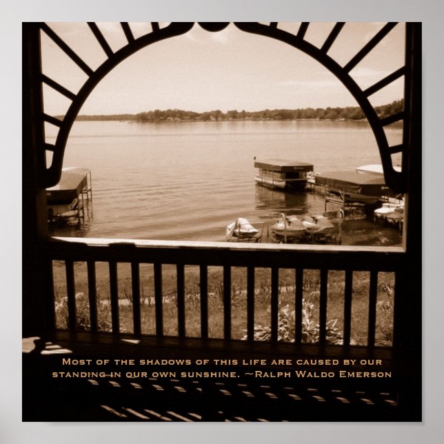 Sombras do Poster da Vida (Frente)