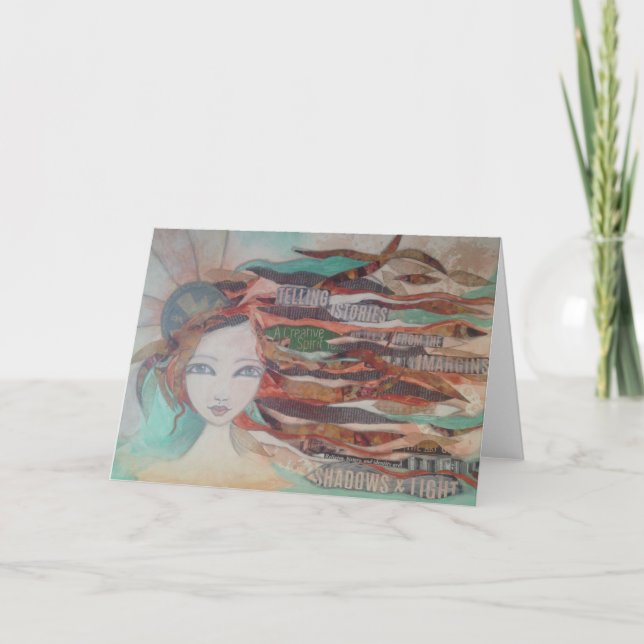 Sombras e Luz do Cartão de Saudação (Frente)