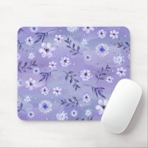 Sombras Elegantes de Mousepad Floral Roxo
