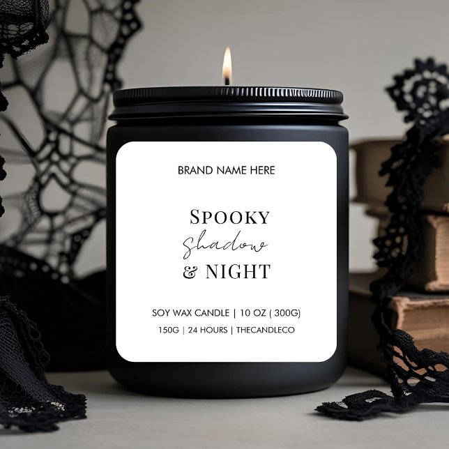 Sombras Spooky & Etiqueta de Velas Noturnas | Bran (Criador carregado)