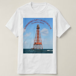 Sombrero Key Lighthouse Flórida Keys T-Shirt