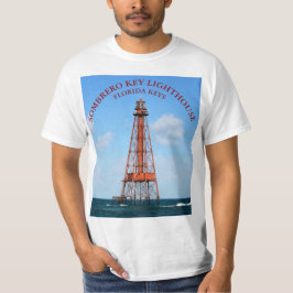 Sombrero Key Lighthouse Flórida Keys T-Shirt