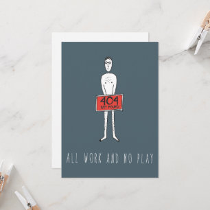 Somente no cartão de Silicon Valley: Erro 404