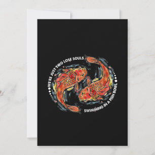 Somos apenas duas almas Perderes nadando em uma pi