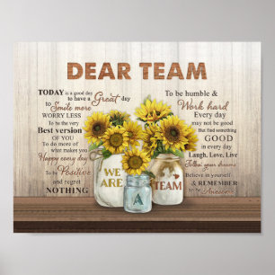 Somos Impressões De Arte De Poster De Equipe