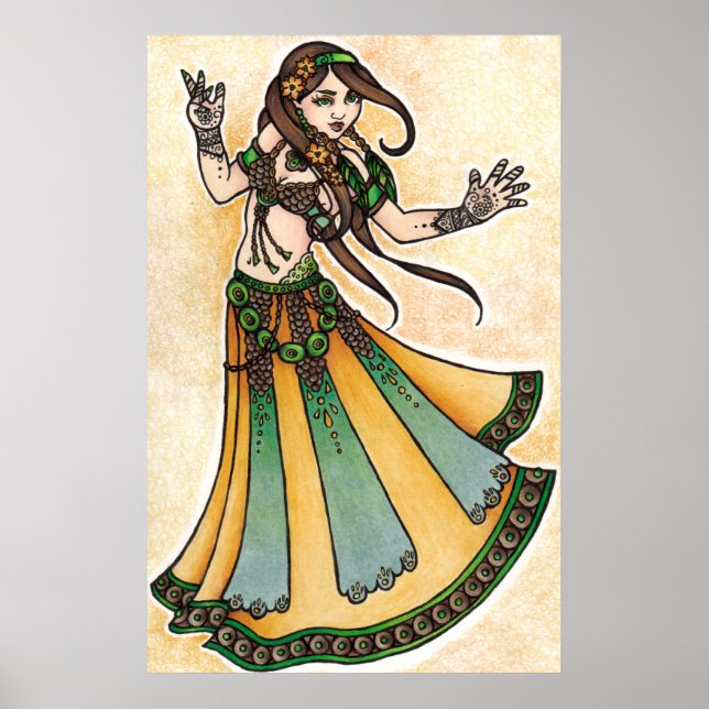 Sona Belly Dancer Poster (Frente)