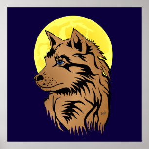 sonhado filhote de lobo poster