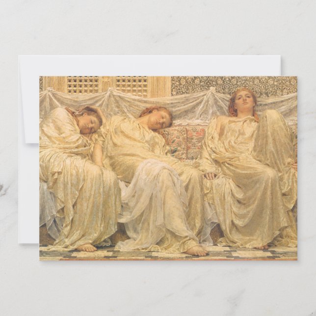 Sonhadores por Albert Joseph Moore, Arte Vitoriana (Frente)