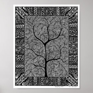 Sonhando o poster da árvore