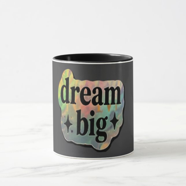 Sonhe Grande Caneca Inspiradora – Motivacional  (Centro)