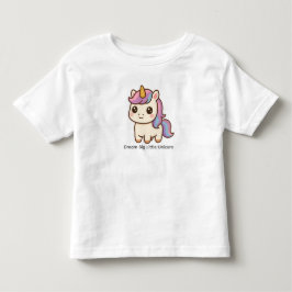 Sonhe Muito Pequeno Unicórnio – Camiseta de Menina