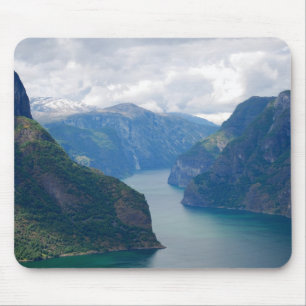 Sonho azul Mousepad do fiorde