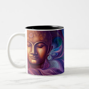 Sonho Buda - Caneca de café com duas tonalidades