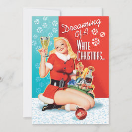 Sonho Com Um Convite de festas De Natal Branco