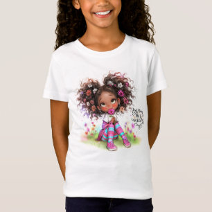 Sonho Como Uma Camisa De T-Shirt De Garota Simples
