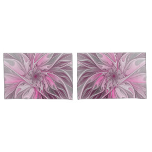 Sonho cor-de-rosa da flor do Fractal, teste padrã