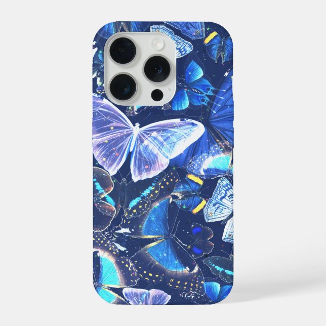 Sonho de Borboleta Azul Estética Celestial da Natu (Verso)