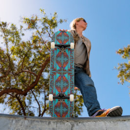 Sonho de Borboletas Emblem Skateboard
