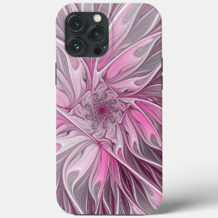 Sonho De Flor Rosa Fractal, Padrão De Fantasia Flo