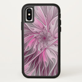 Sonho de Flor Rosa Fractal, Padrão de Fantasia Flo