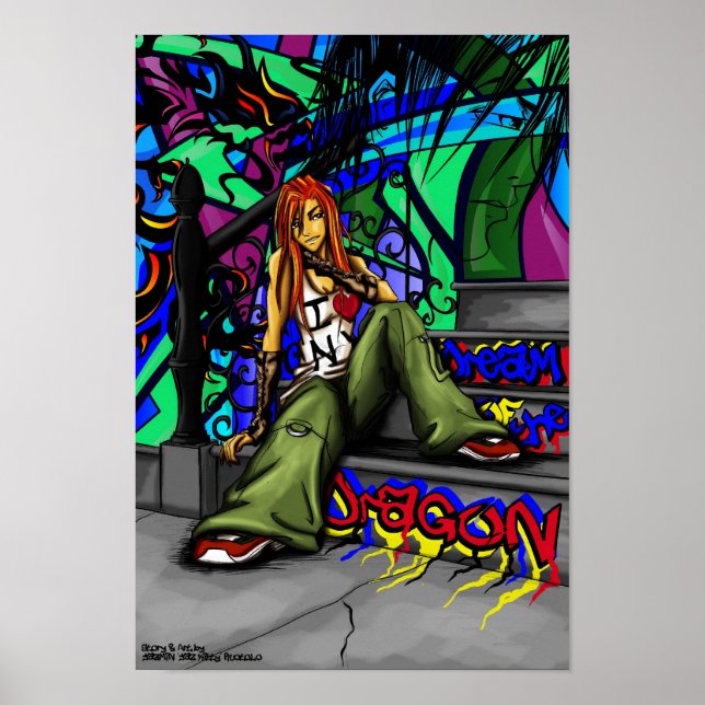 "Sonho do Dragão" Poster (Frente)