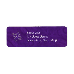 Sonho em etiquetas de endereço Amethyst