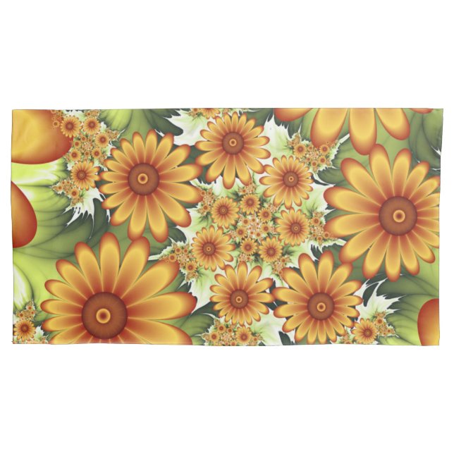 Sonho Floral, Abstrato moderno floresce Arte Fract (Frente)