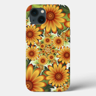 Sonho Floral, Arte Fractal Moderna de Flor Abstrat