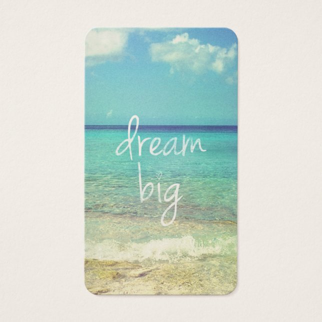 Sonho grande (Frente)