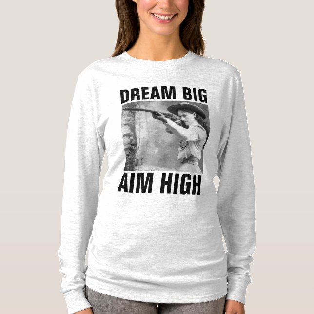 SONHO GRANDE AIM, ANNIE OAKLEY T-Shirts (Frente)
