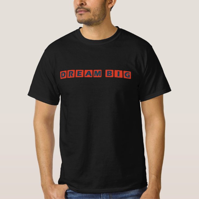 Sonho grande em T-Shirt (Frente)