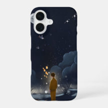 Sonhos ao Luar – Capa para iPhone 16 | Ilustração