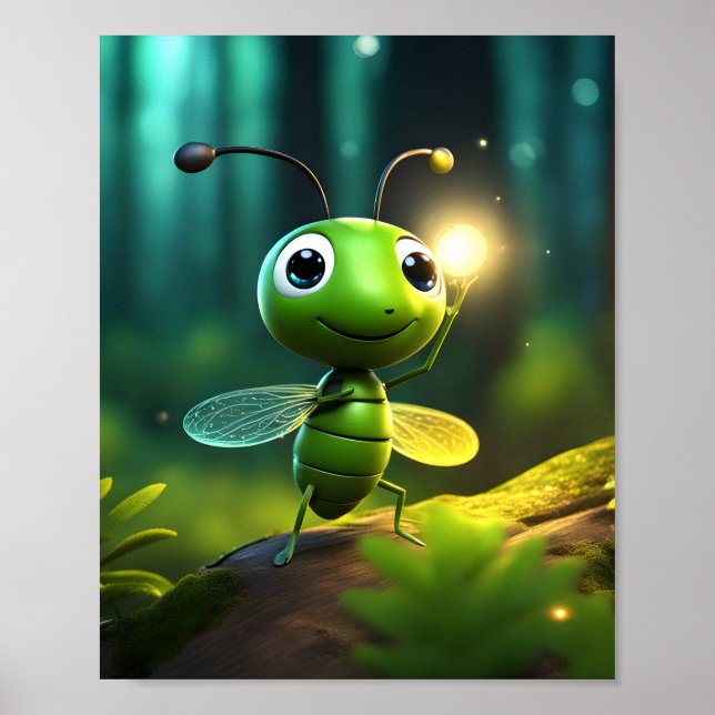 "Sonhos com Firefly: Poster de Muro Brilhante para (Frente)